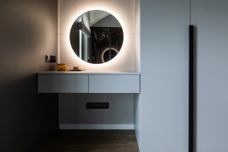 Stylowa sypialnia z garderobą